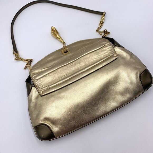 Auth 90s Vtg Tiger’s Head Animalier Evening Bag by Tom Ford for GUCCI Collectors - Picture 8 of 15